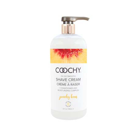 Coochy Shave Cream Peachy Keen 32 fl.oz - Not Very Vanilla