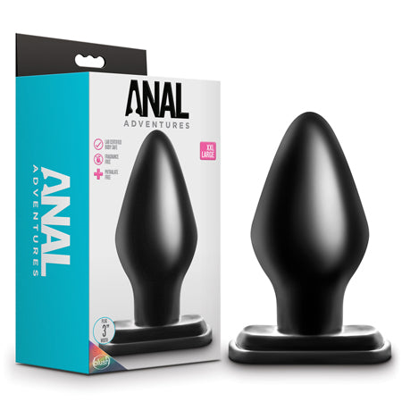 Blush Anal Adventures XXL Plug Black - Not Very Vanilla