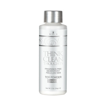 Sensuva Think Clean Thoughts Toy Powder 2 oz. - Not Very Vanilla