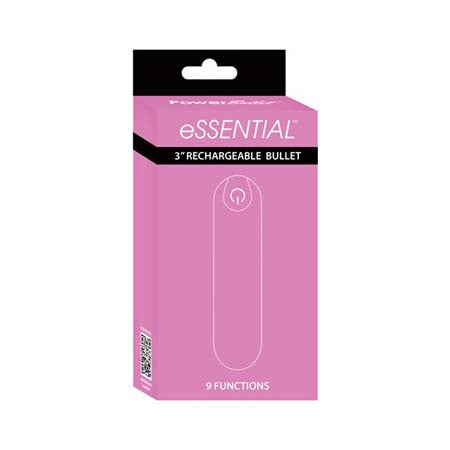 Powerbullet eSSENTIAL Rechargeable 3 in. Bullet Vibrator Pink - Not Very Vanilla