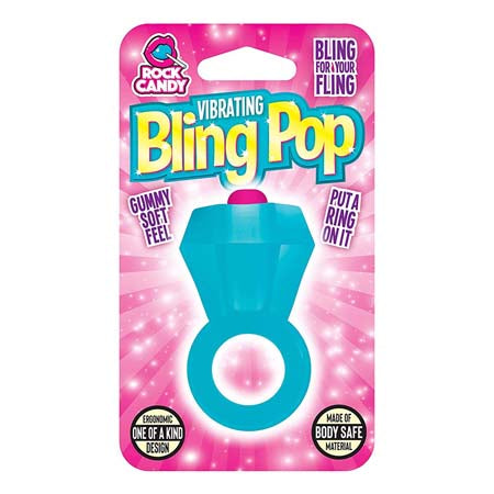 BLING POP RING - BLUE - Not Very Vanilla