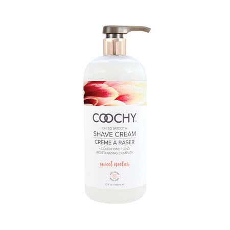 Coochy Shave Cream Sweet Nectar 32oz - Not Very Vanilla