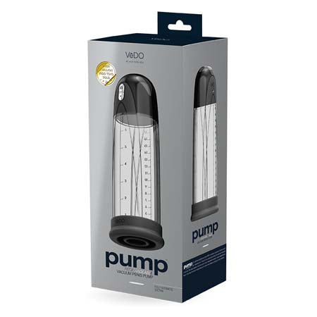 Pump Rechargeable Vacuum Penis Pump Black - Not Very Vanilla