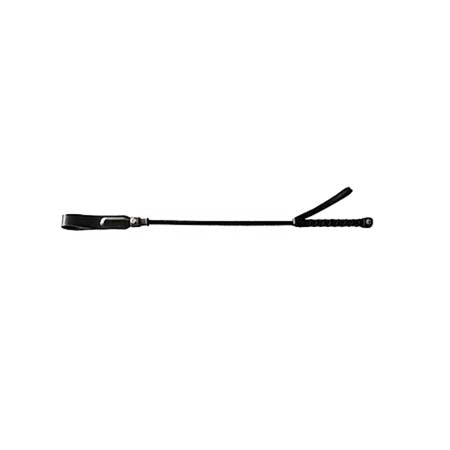 Short Riding Crop Slim Tip (20") - BLACK