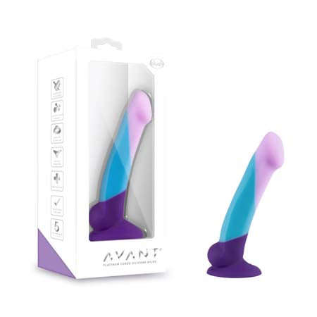 Blush Avant D16 Purple Haze 7 in. Silicone Dildo with Suction Cup - Not Very Vanilla