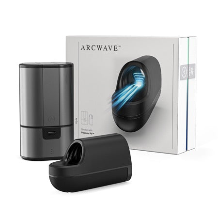 Arcwave Ion Rechargeable Stroker With Pleasure Air Black - Not Very Vanilla