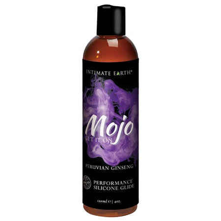 Intimate Earth Mojo Peruvian Ginseng Silicone Glide 4 oz. - Not Very Vanilla