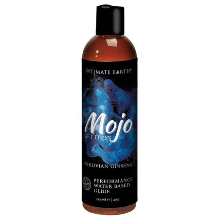 Intimate Earth Mojo Peruvian Ginseng Water-Based Glide 4 oz. - Not Very Vanilla