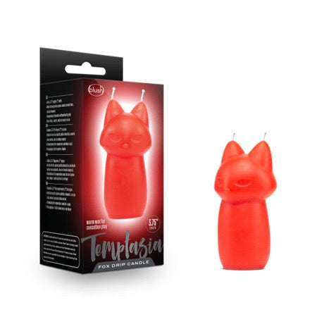 Blush Temptasia Fox Drip Candle Red - Not Very Vanilla