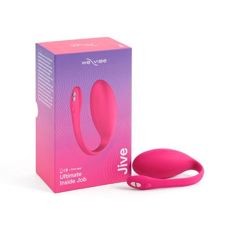 We-Vibe Jive Rechargeable Silicone Wearable Bluetooth Egg Vibrator Electric Pink - Not Very Vanilla