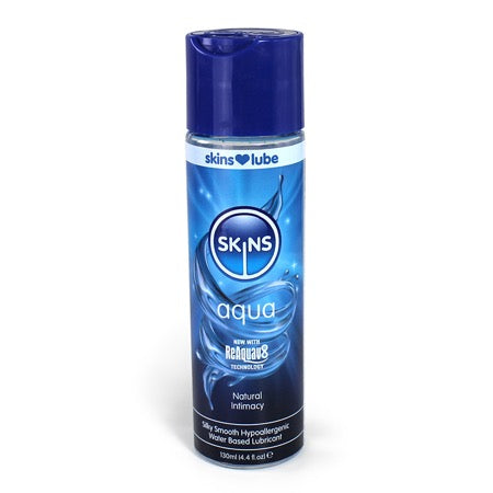 Skins Aqua Water-Based Lubricant 4 oz. - Not Very Vanilla