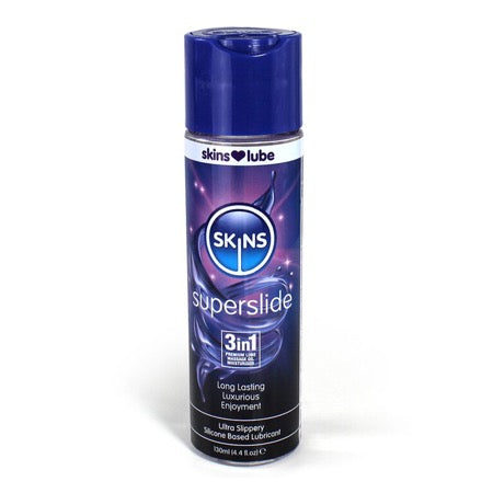 Skins Superslide Silicone Lubricant 4 oz. - Not Very Vanilla