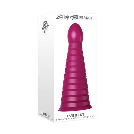 Zero Tolerance Everest Advanced Cone-Shaped Anal Plug Burgundy - Not Very Vanilla