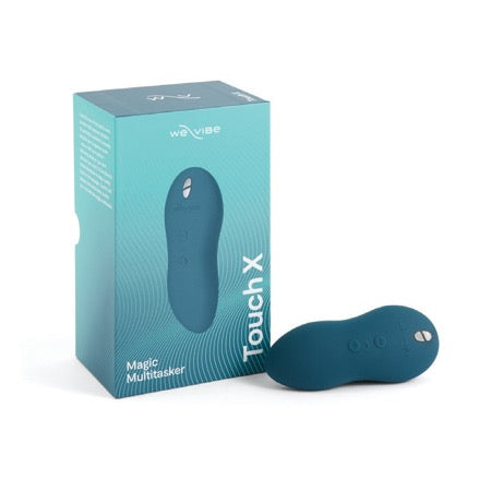 We-Vibe Touch X Rechargeable Silicone Lay-On Vibrator & Massager Green Velvet - Not Very Vanilla