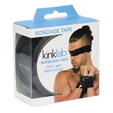 Kinklab Unisex Bondage Tape - Black - Not Very Vanilla