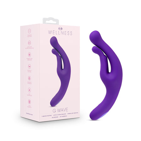 Blush Wellness G Wave Rechargeable Silicone Dual Stimulation Vibrator Purple - Not Very Vanilla