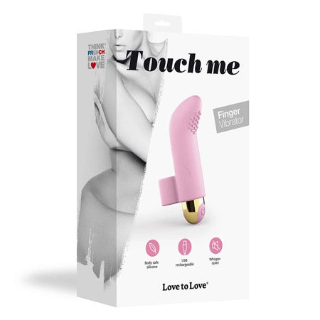 Love to Love Touch Me Rechargeable Silicone Finger Vibrator Pink - Not Very Vanilla