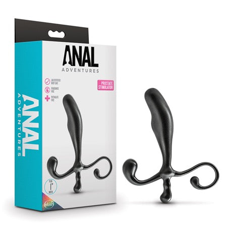 Blush Anal Adventures Prostate Stimulator Black - Not Very Vanilla