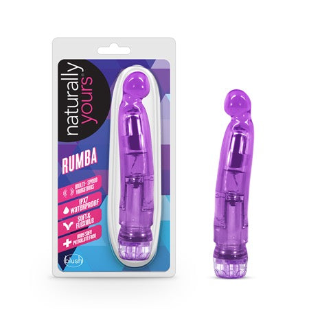 Blush Naturally Yours Rumba G-Spot Vibrator Purple - Not Very Vanilla