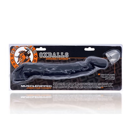 Oxballs Muscle Ripped Cocksheath Black - Not Very Vanilla