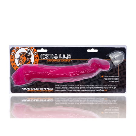 Oxballs Muscle Ripped Cocksheath Hot Pink - Not Very Vanilla