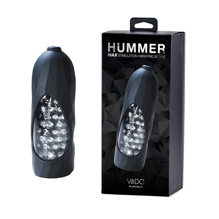 Vedo Hummer 2.0™ Rechargeable Vibrating Sleeve Black Pearl - Not Very Vanilla