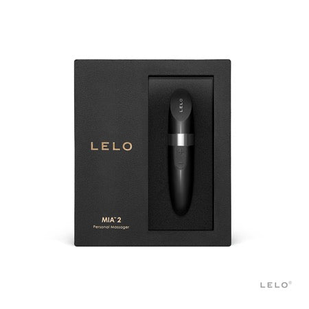 LELO MIA 2 Rechargeable Lipstick Vibrator Black - Not Very Vanilla