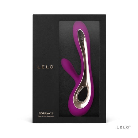 LELO SORAYA 2 Rechargeable Rabbit Vibrator Deep Rose - Not Very Vanilla