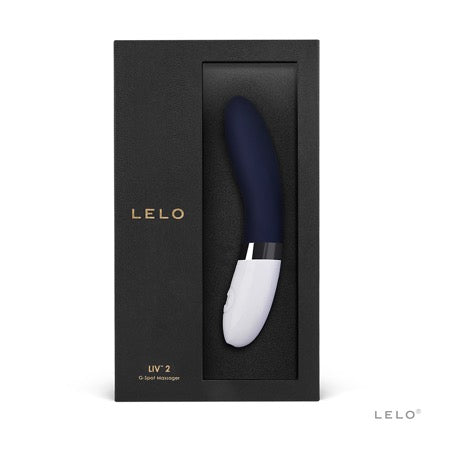 LELO LIV 2 Rechargeable G-Spot Vibrator Blue - Not Very Vanilla