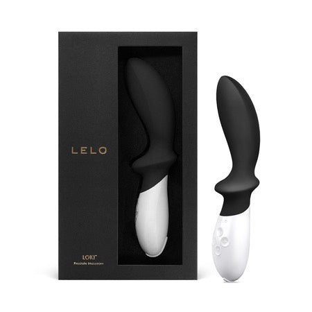 LELO LOKI Rechargeable Prostate Vibrator Obsidian Black - Not Very Vanilla