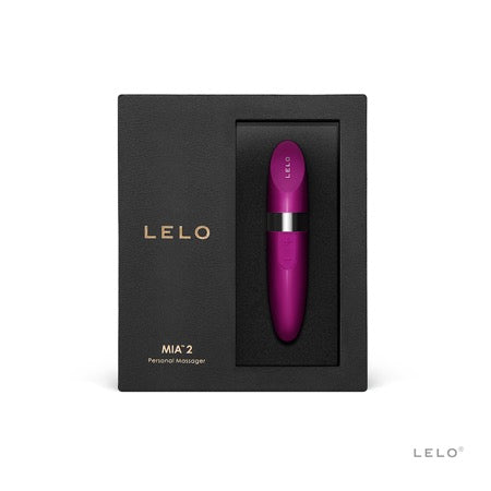 LELO MIA 2 Rechargeable Lipstick Vibrator Deep Rose - Not Very Vanilla