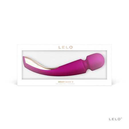 LELO SMART WAND 2 Large Rechargeable Wand Vibrator Deep Rose - Not Very Vanilla