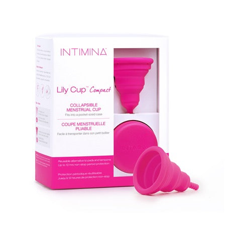 INTIMINA Lily Cup Compact Collapsible Menstrual Cup Size B - Not Very Vanilla