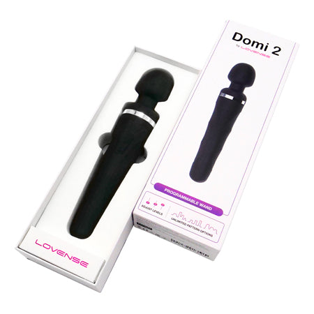 Lovense Domi 2 Bluetooth Programmable Wand Vibrator - Not Very Vanilla