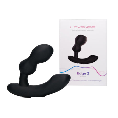 Lovense Edge 2 Bluetooth Remote-Controlled Adjustable Prostate Massager - Not Very Vanilla