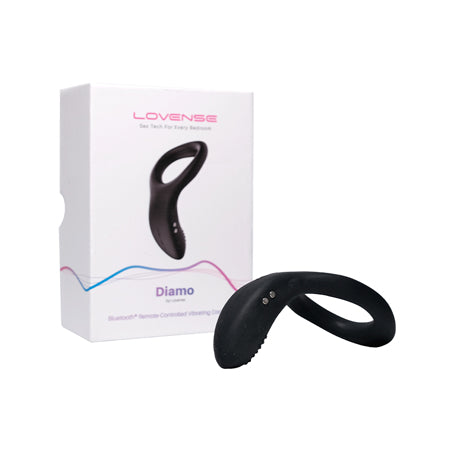 Lovense Diamo Bluetooth Remote-Controlled Vibrating Cockring - Not Very Vanilla