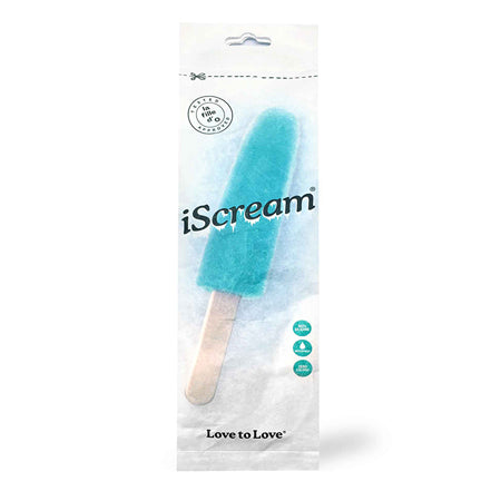 Love to Love iSCREAM Silicone Popsicle Dildo Turquoise - Not Very Vanilla