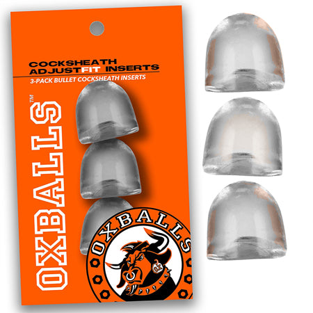 OxBalls ADJUSTFIT INSERT 3-Pack Clear - Not Very Vanilla