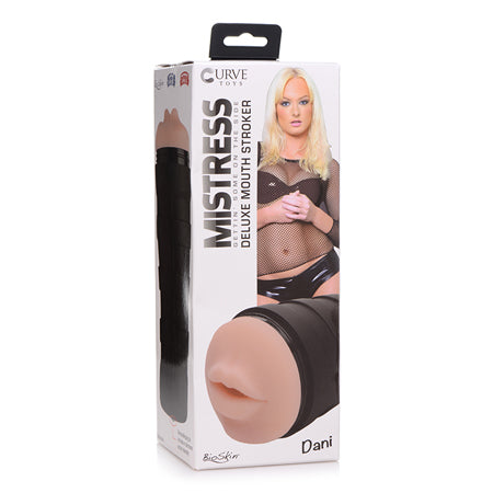 Curve Toys Mistress Dani Deluxe Mouth Stroker Light - Not Very Vanilla