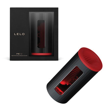 LELO F1S V2 Masturbator Black/Red - Not Very Vanilla