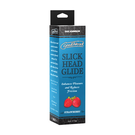 GoodHead Slick Head Glide Strawberry 4 oz. - Not Very Vanilla