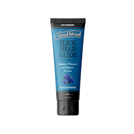 GoodHead Slick Head Glide Blue Raspberry 4 oz. Bulk - Not Very Vanilla