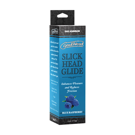 GoodHead Slick Head Glide Blue Raspberry 4 oz. - Not Very Vanilla