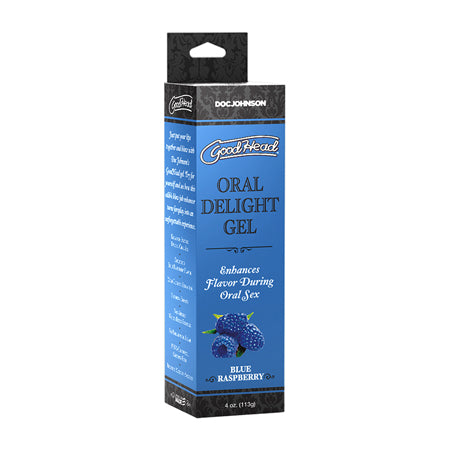 GoodHead Oral Delight Gel Blue Raspberry 4 oz. - Not Very Vanilla