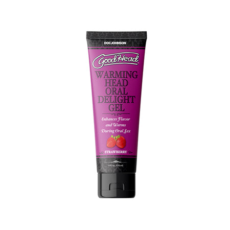 GoodHead Warming Head Oral Delight Gel Strawberry 4 oz. Bulk - Not Very Vanilla