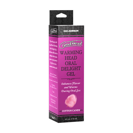 GoodHead Warming Head Oral Delight Gel Cotton Candy 4 oz. - Not Very Vanilla