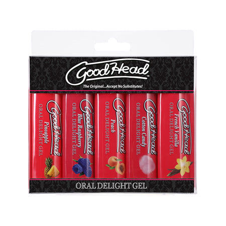 GoodHead Oral Delight Gel 5-Pack 1 oz. - Not Very Vanilla