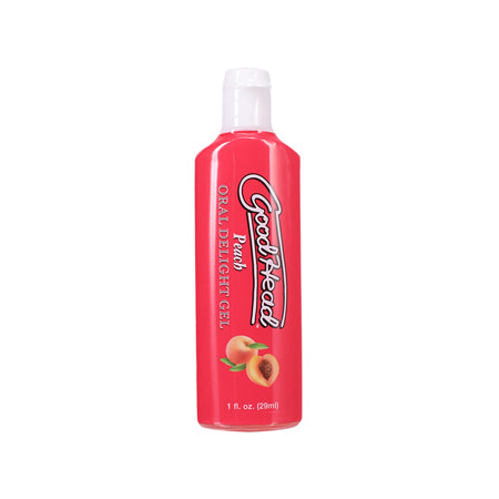 GoodHead Oral Delight Gel Peach 1 oz. - Not Very Vanilla