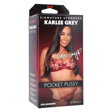 Signature Strokers Karlee Grey ULTRASKYN Pocket Pussy - Not Very Vanilla