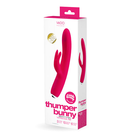 Vedo Thumper Bunny Rechargeable Dual Vibe Pretty Pink - Not Very Vanilla